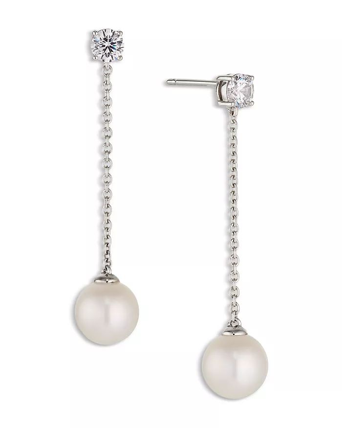 Cultured Genuine Freshwater Pearl Drop Earrings | Bloomingdale's (CA)
