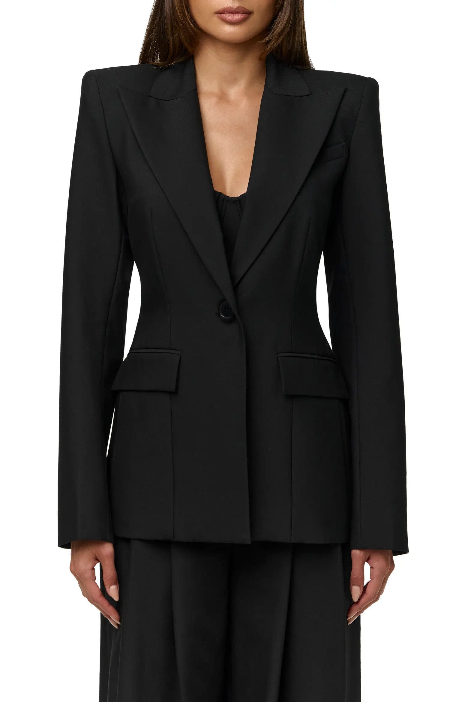 Naked Wardrobe One-Button Blazer (Women) | Nordstrom | Nordstrom