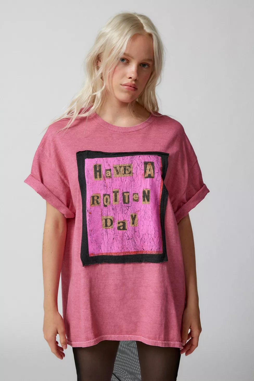 Sex Pistols Have A Rotten Day Applique T-Shirt Dress | Urban Outfitters (US and RoW)