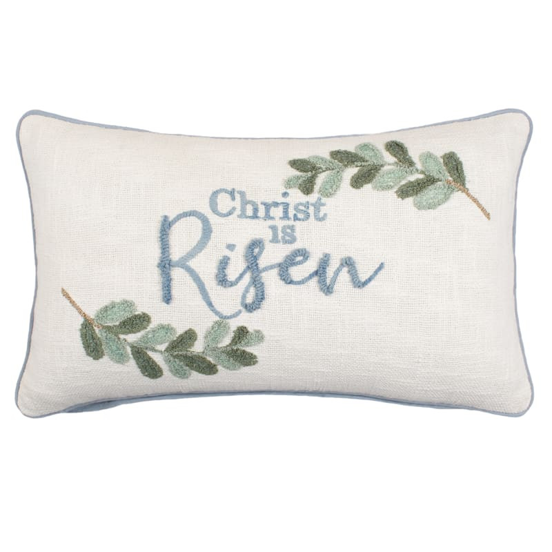 Christ Is Risen Easter Throw Pillow, 12x20 | At Home
