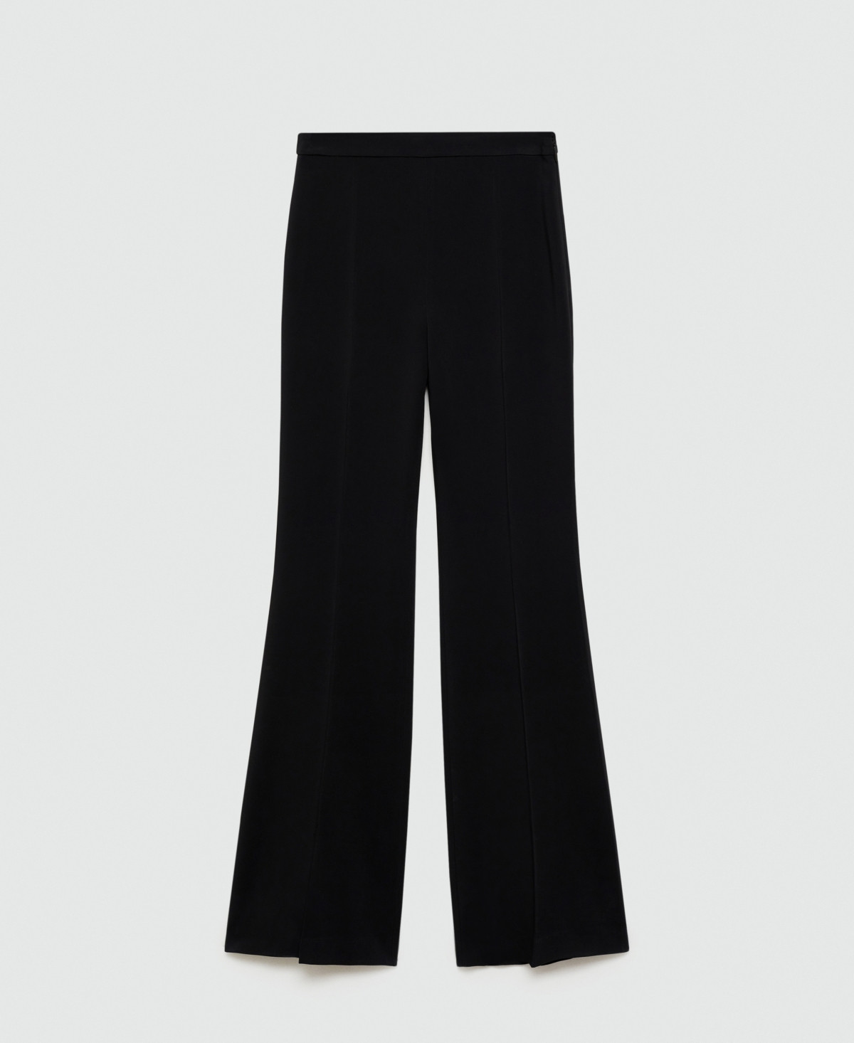 Mango Women's High-Waist Flared Trousers - Black | Macy's