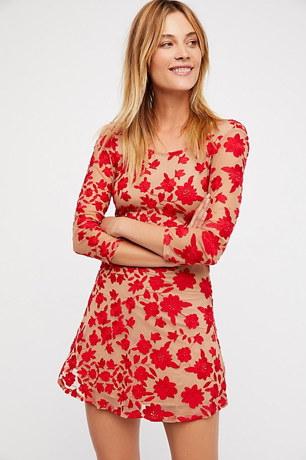 Temecula Bow Back Mini Dress by For Love & Lemons at Free People | Free People (Global - UK&FR Excluded)