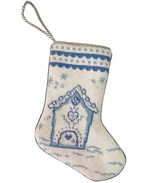 Limited Edition Pearly Gates Designs Home Sweet Home in Toile Needlepoint Stocking | Dillard's