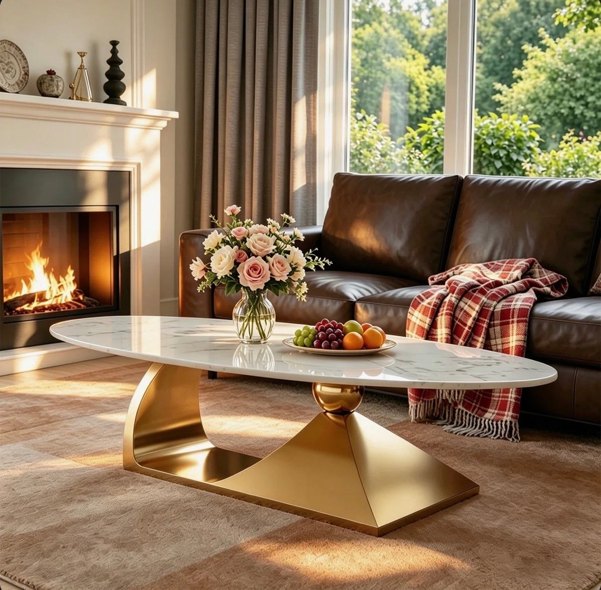 With its smooth oval shape and striking gold streamline base, this coffee table creates a polished focal point that feels sophisticated and timeless. ON SALE and under $350.

Keywords:

* oversized coffee table
* marble coffee table
* gold base coffee table
* oval coffee table
* modern luxury coffee table
* statement coffee table
* living room centerpiece
* contemporary furniture
* sculptural furniture
* architectural design
* streamline base
* refined craftsmanship
* designer inspired furniture
* artful interiors
* polished finishes
* luxury materials
* modern luxury decor
* glam living room
* elevated interiors
* sophisticated home design
* gallery inspired home
* contemporary elegance
* curated living room
* high end interior aesthetic

#LTKHome #LTKSaleAlert #LTKSeasonal