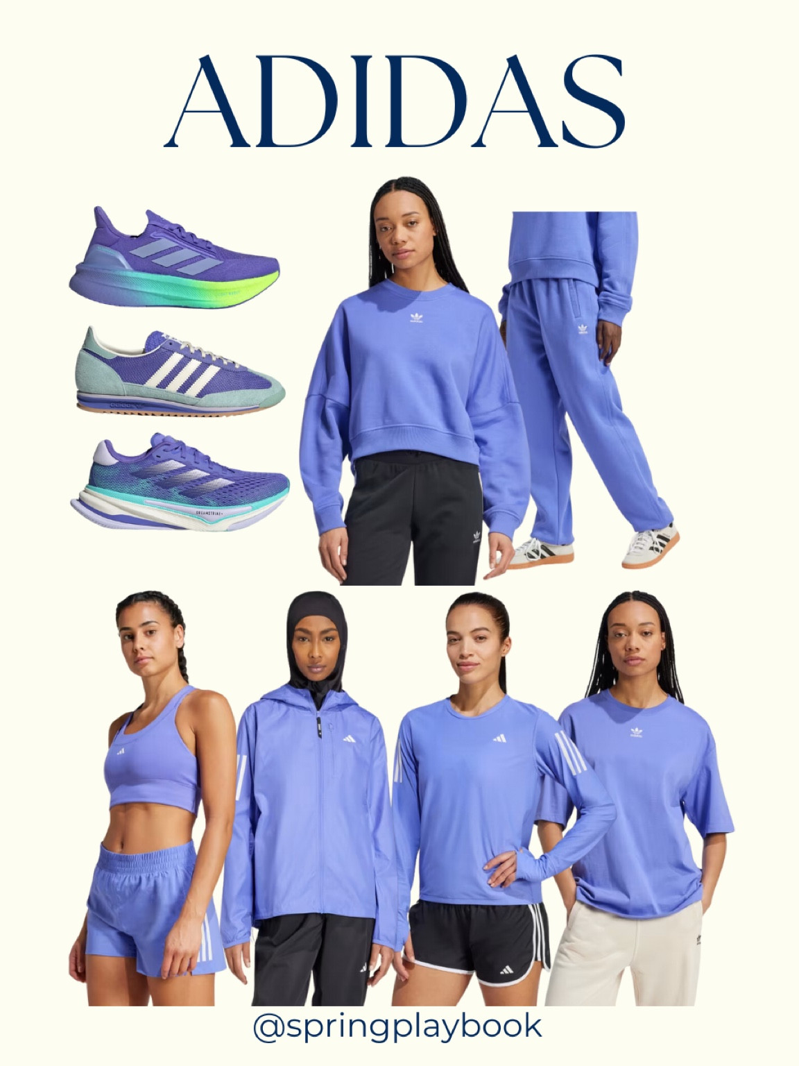 A bright periwinkle for Springs, from Adidas. 

#createdcolorful #createdcolorfulspring #hocspring #tcispring #pcaspring #lightspring #warmspring #truespring #brightspring #clearspring #paintboxspring #bluespring

#LTKFitness #LTKShoeCrush #LTKActive