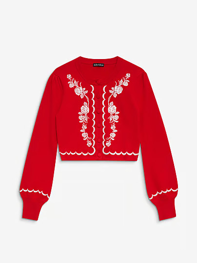 For Love & Lemons Josephina Cardigangan, Red, S - Women's Sweaters - Victoria's Secret | Victoria's Secret (US / CA )