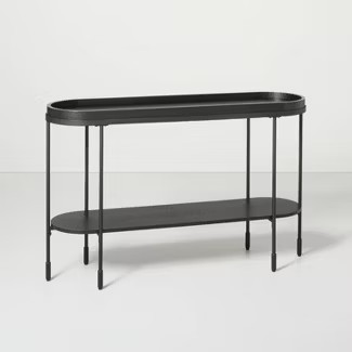 Wood & Metal Console Table Black - Hearth & Hand™ with Magnolia | Target