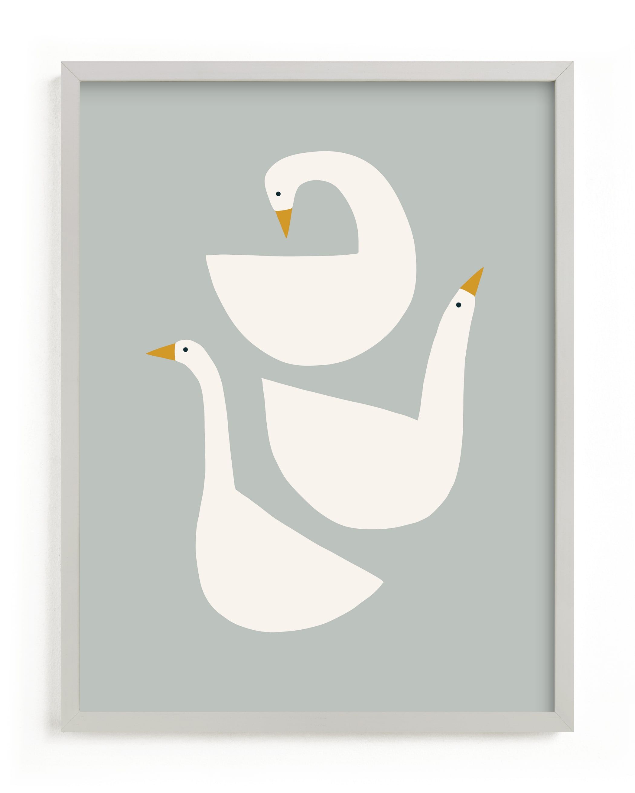 "Quack Stack" - Graphic Limited Edition Art Print by Betsy Siber. | Minted