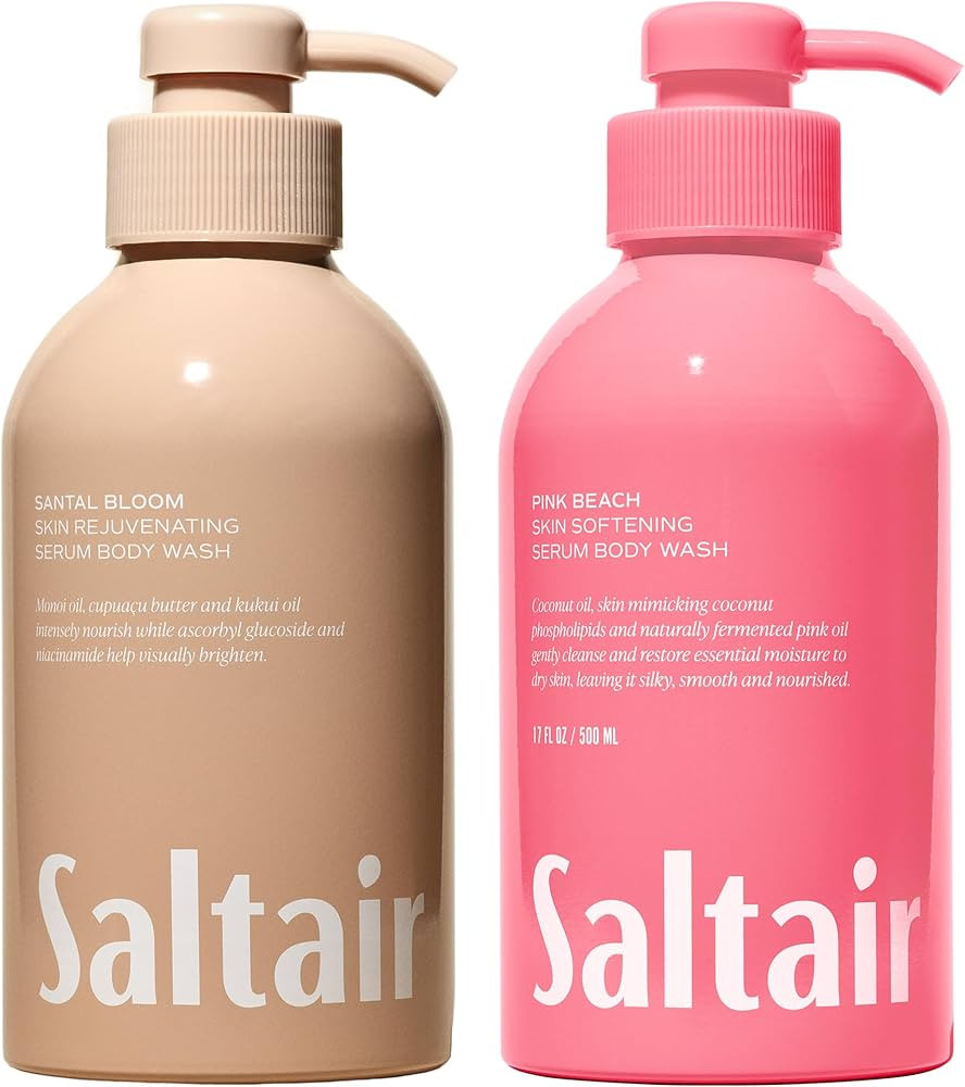 Saltair Body Wash, Signature Scents 2-Pack. Moisturizing Body Cleanser with Monoi Oil and Cupuacu... | Amazon (US)