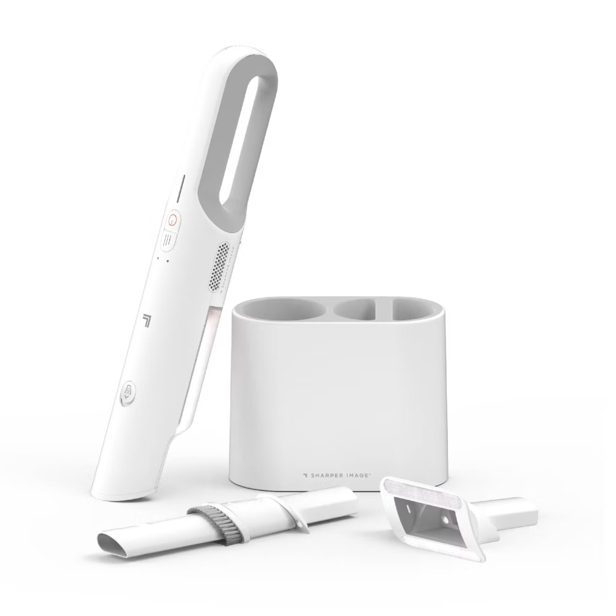 Sharper Image Handheld Vacuum with High-Speed 120W Brushless Motor, Cordless White: Portable, Bag... | Target