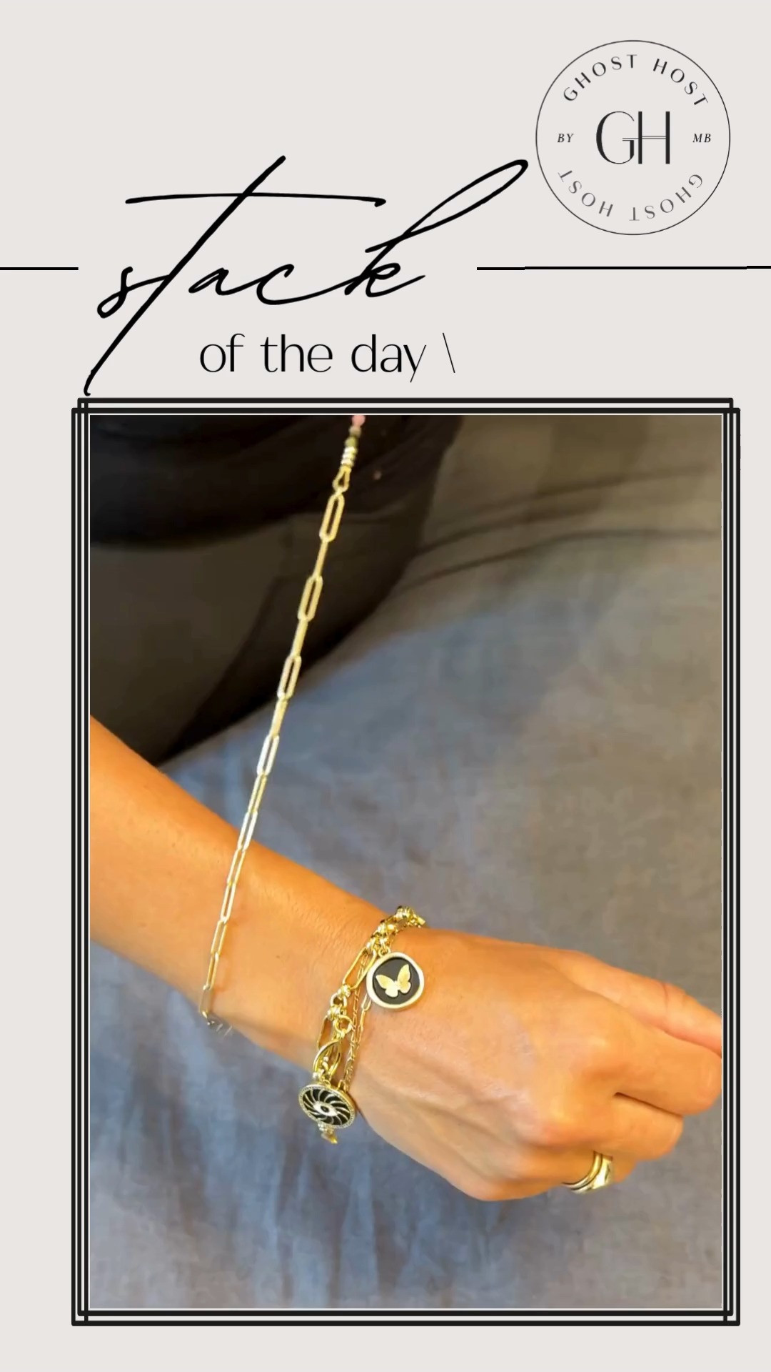 One of my absolutely favorite color combos. The watermelon tourmaline wrap bracelet was made by my dear friend and jewelry maker Merci by KT and the green resin belonged to my grandmother. The olive green and touch of pink paired with gold gives feminine and fun!  

 #LTKStyleTip