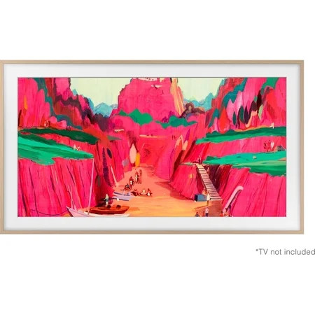 Samsung 65" The Frame Customizable Bezel, Modern Teak - VG-SCFF65TKBZA (2025) | Walmart (US)