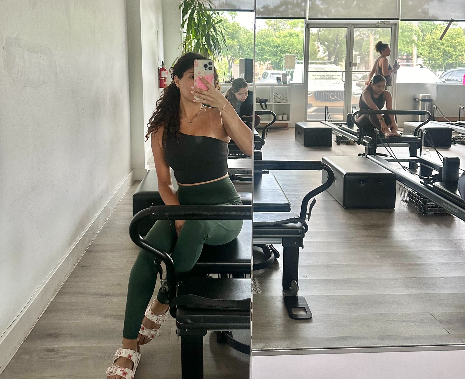 Todays work outfit 🖤 lululemon asymmetrical sports bra + BuffBunny Rosa pocket leggings  perfect pilates outfit 

#LTKfindsunder50 #LTKActive