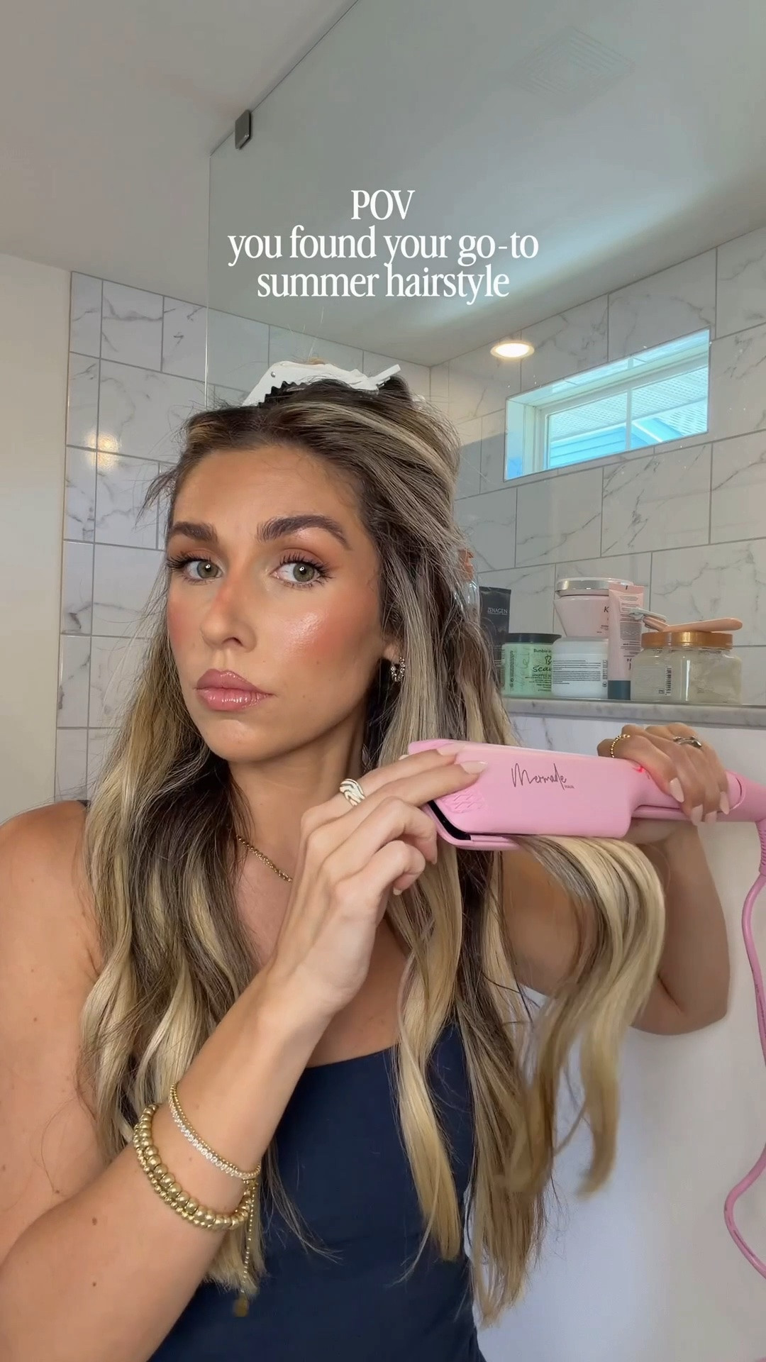 The perfect textured tousled beach wave combo 🌊✨🤍 my summer hair dreams have been brought to life!!! Even with using two hair tools, this is easy, effortless and will last for days. The ideal summertime hair if you ask me and perf for a beach trip! 

Comment HAIR to get everything that I used for this summer hairstyle sent over to you directly! As always, you can find this look and even more hair & beauty faves of mine in my LTK! 

#hairtutorial #summerhair #beachwaveshair #mermaidhair #hairstyles

#LTKgrwm #LTKselfcare #LTKBeauty