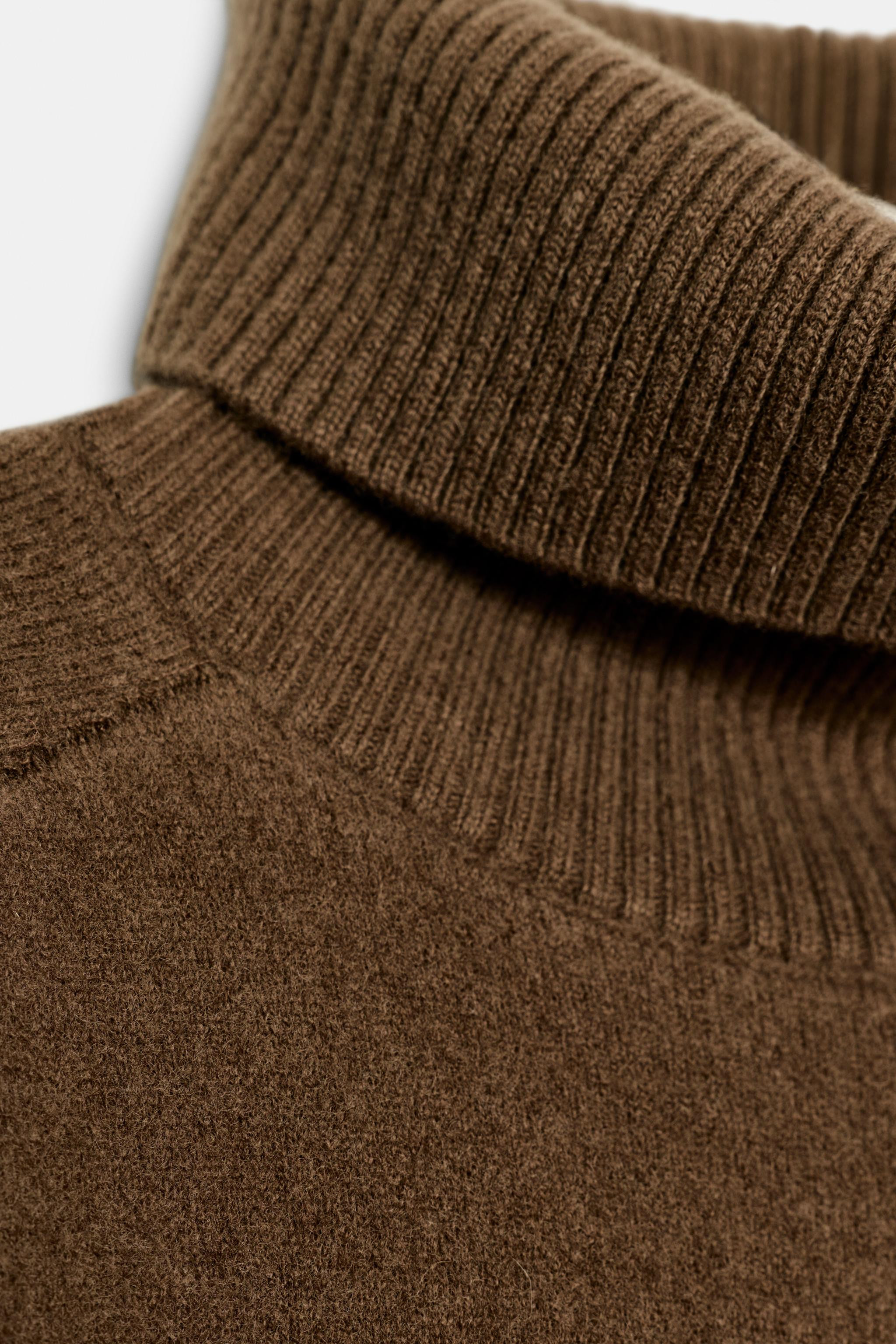 95% WOOL HIGH NECK JUMPER | Zara UK