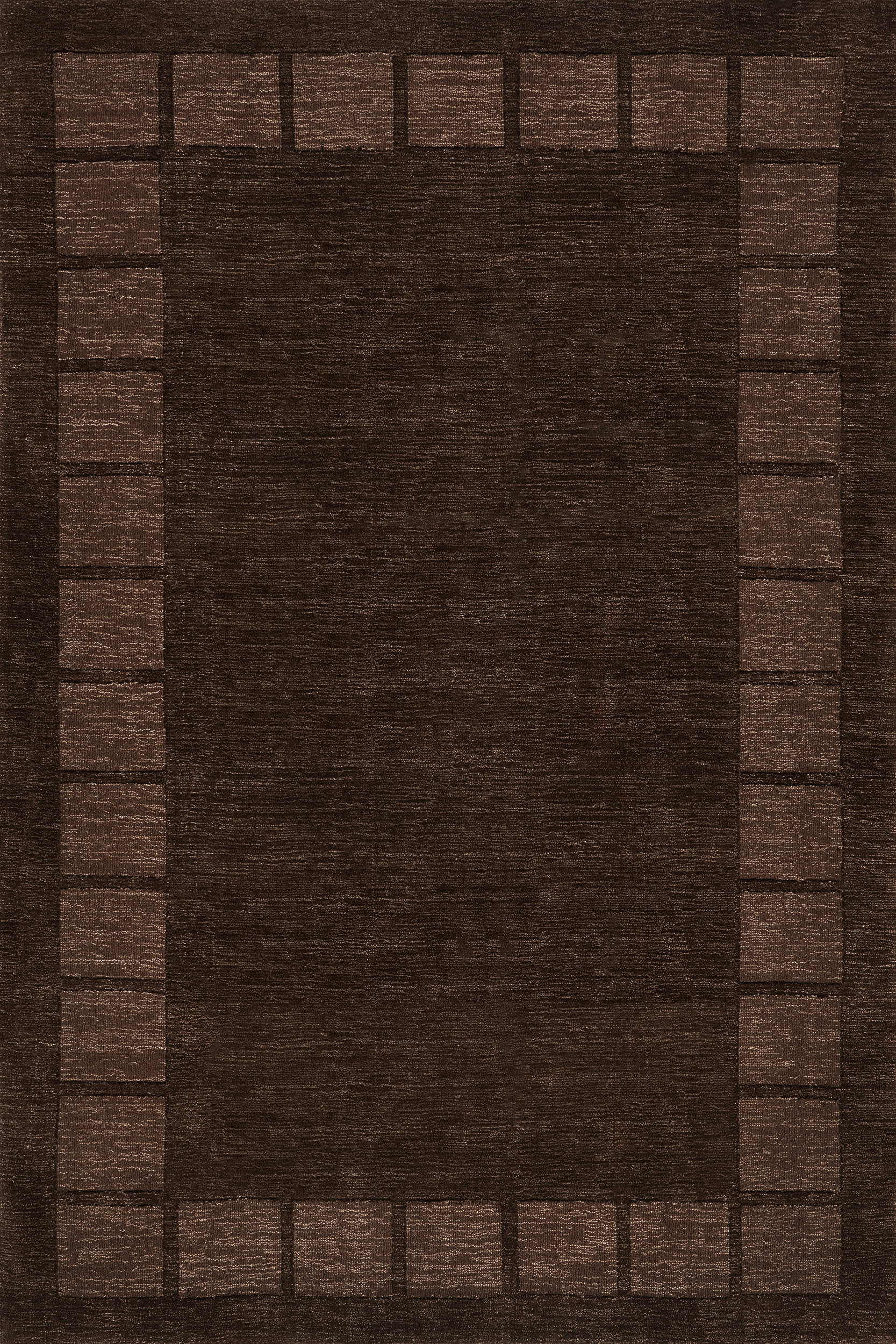 Truffle Brown Petra High-Low Wool-Blend 9' 6"" x 13' 6"" rug | Rugs USA