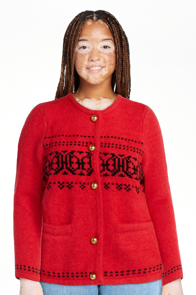 Free Assembly Women's and Women's Plus Fair Isle Cardigan with Welt Pockets, Midweight, Sizes XS-... | Walmart (US)