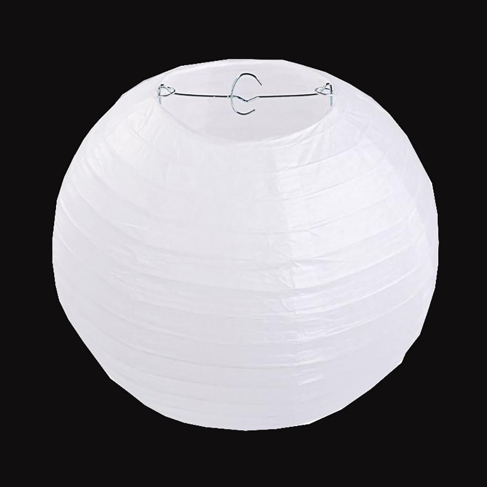 Novelty Place 8 in. White Paper Lanterns for Great Chinese/Japanese Home, Party and Wedding Decorati | The Home Depot