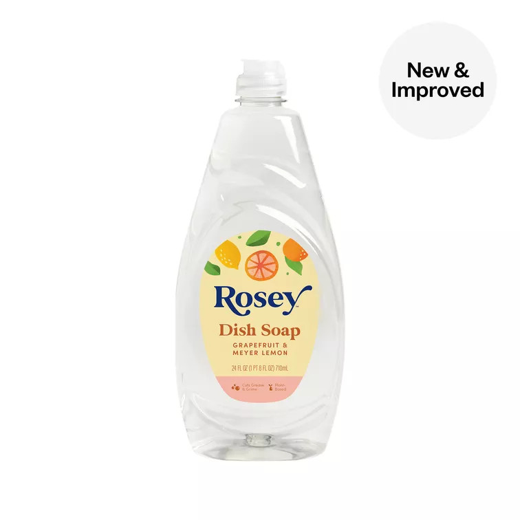 Rosey by Thrive Market, Dish Soap, Grapefruit & Meyer Lemon | Thrive Market
