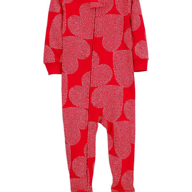 Baby 1-Piece Hearts 100% Snug Fit Cotton Footie PJs | Carter's