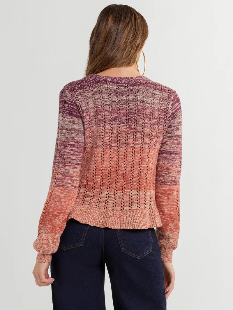 Jessica Simpson Women's Tana Tie Front Cardigan, Sizes XS-XL | Walmart (US)