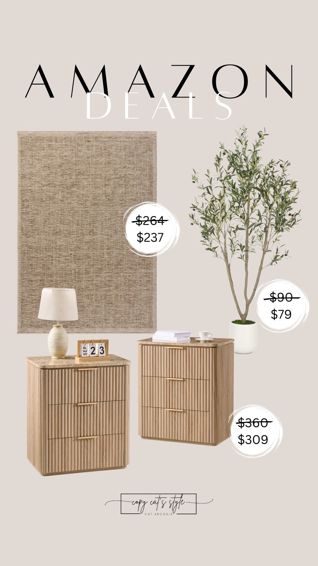 Amazon daily deals on home finds. Amazon rugs, olive trees, nightstands all on sale. 

#LTKSaleAlert #LTKHome
