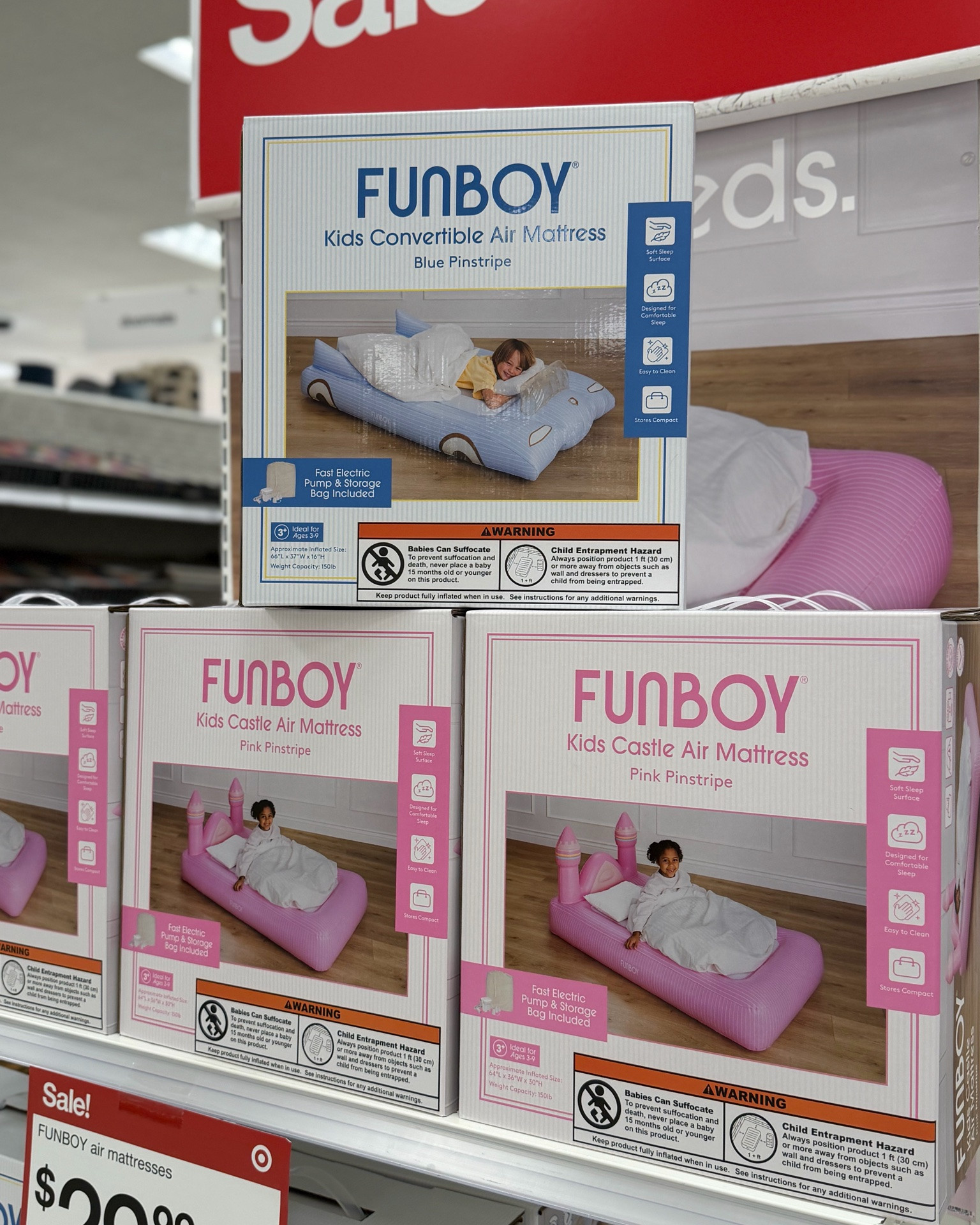 Kids air bed😍 perfect for travels
