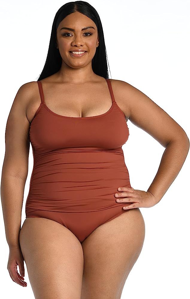 Island Goddess Rouched Body Lingerie Mio One Piece Swimsuit | Amazon (US)