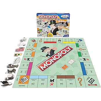 Spin Master Games, Monopoly Giant Edition, Classic Family Board Game for Indoor & Outdoor Play wi... | Amazon (US)