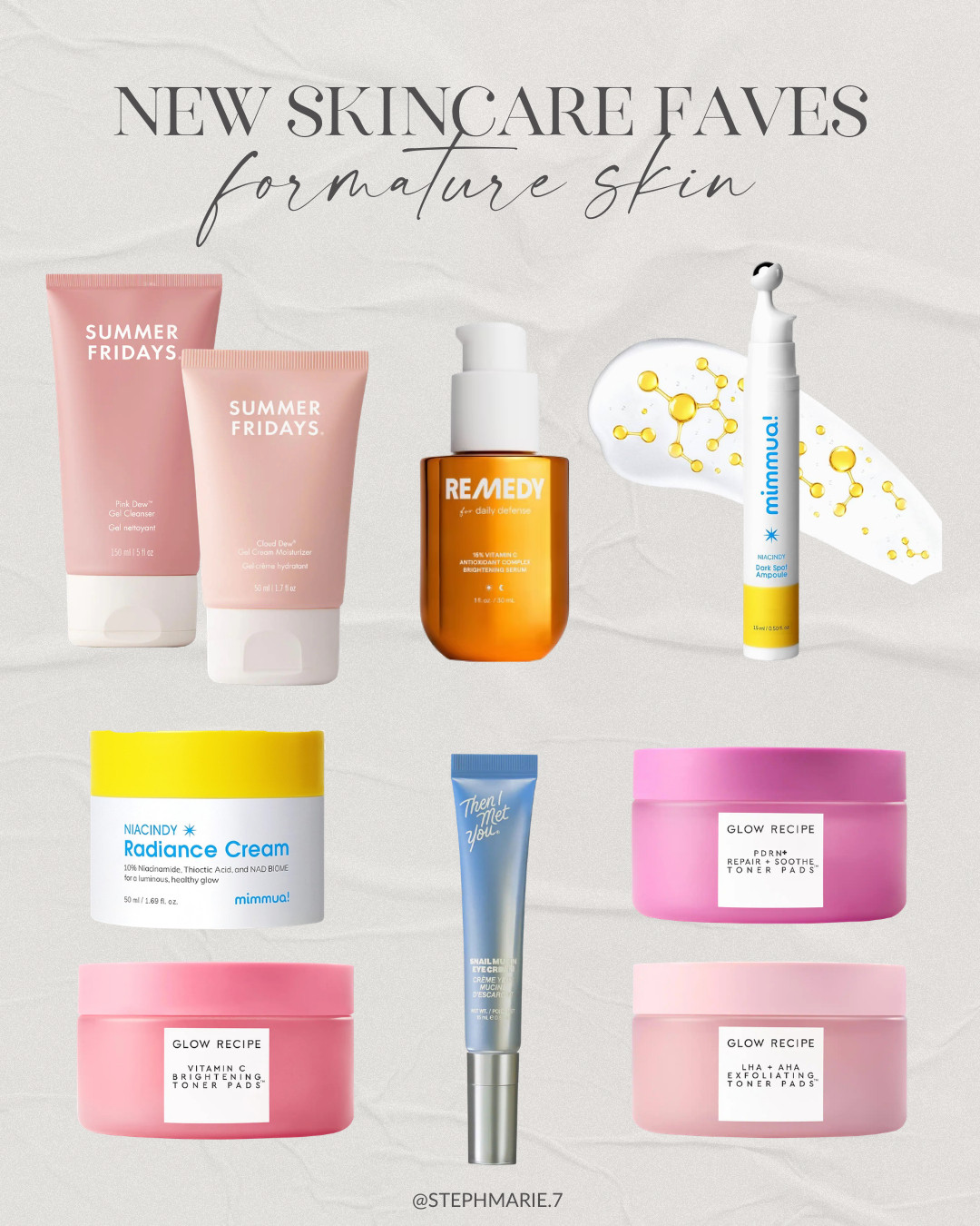 My new skincare favorites for mature skin! These are equal parts hydrating, firming, and give a fresh glow ✨  

 #LTKOver40 #LTKBeauty