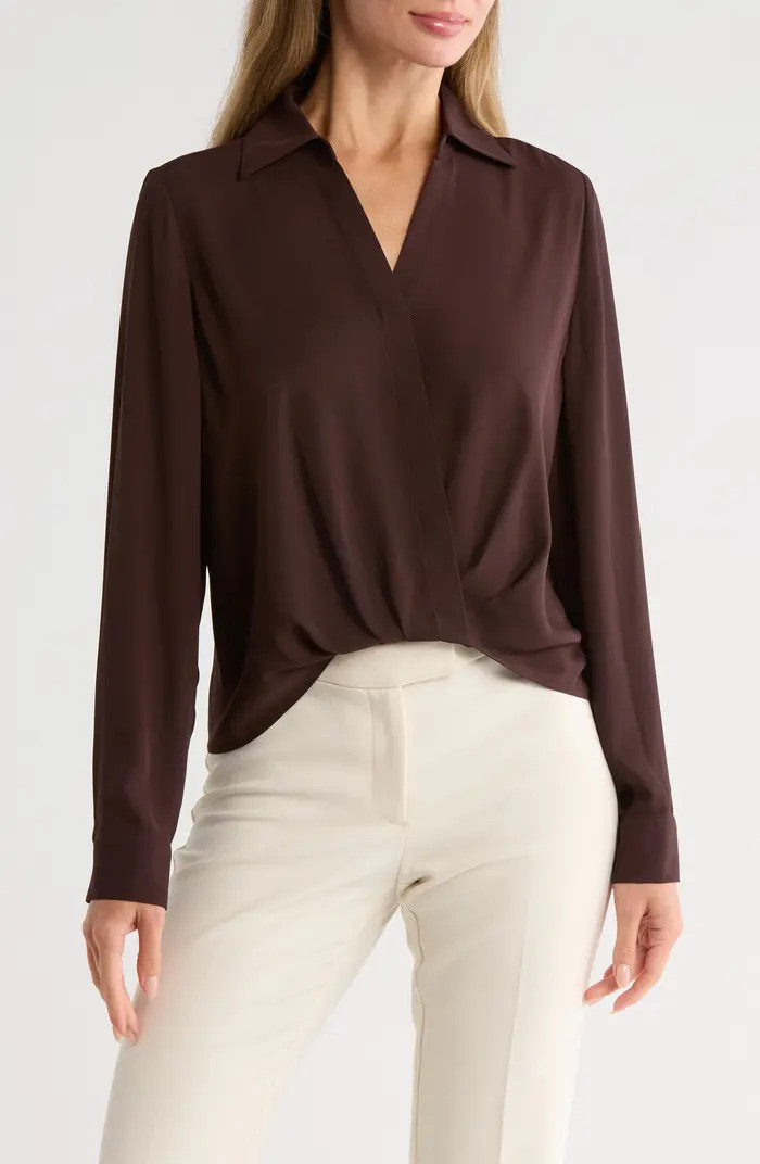 Gemma + Jane Crossover Long Sleeve High-Low Top | Nordstromrack | Nordstrom Rack