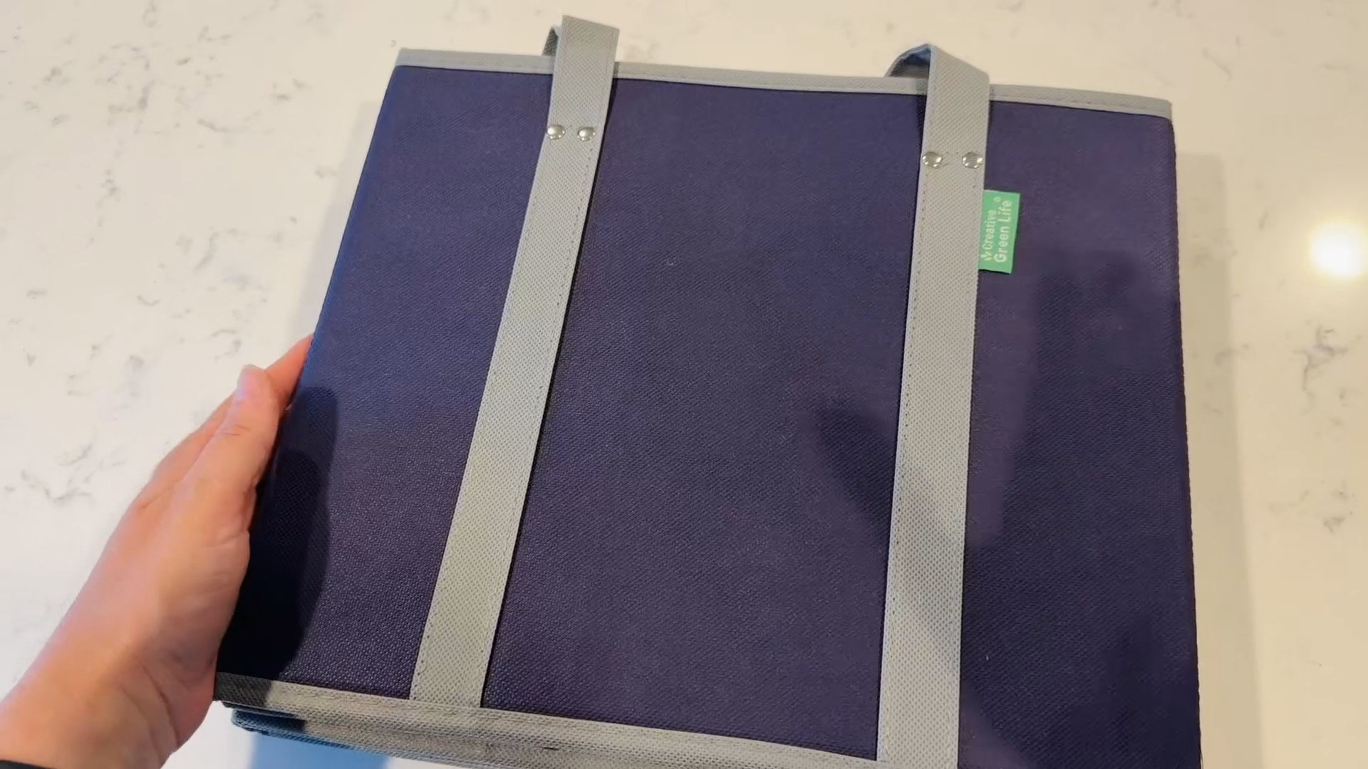 These reusable grocery bags are so much sturdier than regular soft bags. I like that they stand open while you load them, have a hard bottom, fold flat when you’re done and come as a set so they’re easy to keep in the car for grocery trips.

I may earn a commission from affiliate links. 

 #LTKmomlife #LTKHome