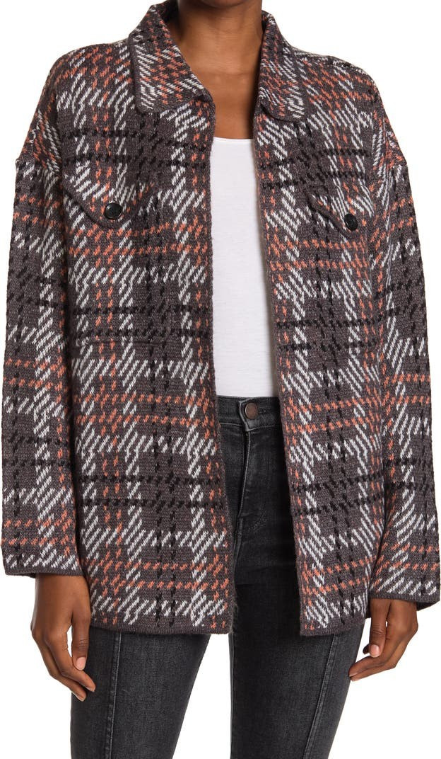 Ava Plaid Cardigan Jacket | Nordstrom Rack