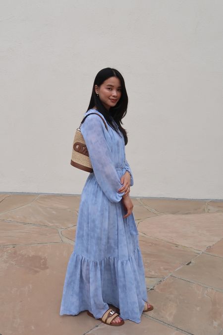 Wearing @michaelkors Spring 2024 — I love the watercolor blue of this dress paired with the woven bag! Linking a couple other MK favorites in this post as well! #michaelkors

MKpartner 

#LTKitbag #LTKstyletip #LTKSeasonal