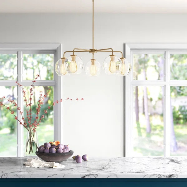 Filkins 5 - Light Dimmable Sputnik Sphere Chandelier | Wayfair North America