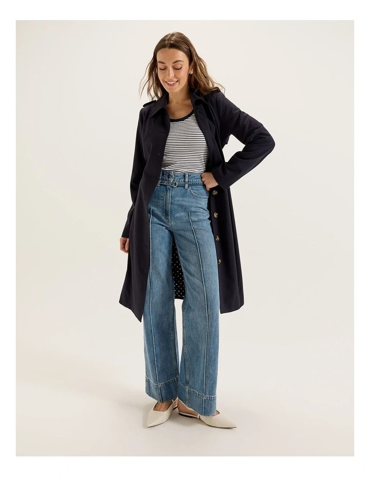 ReviewHolly Trench Coat in Ink | Myer