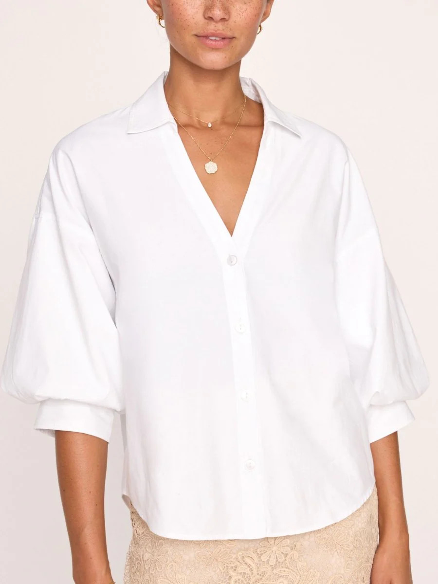 Women's Kate Shirt in Salt White | Brochu Walker | Brochu Walker