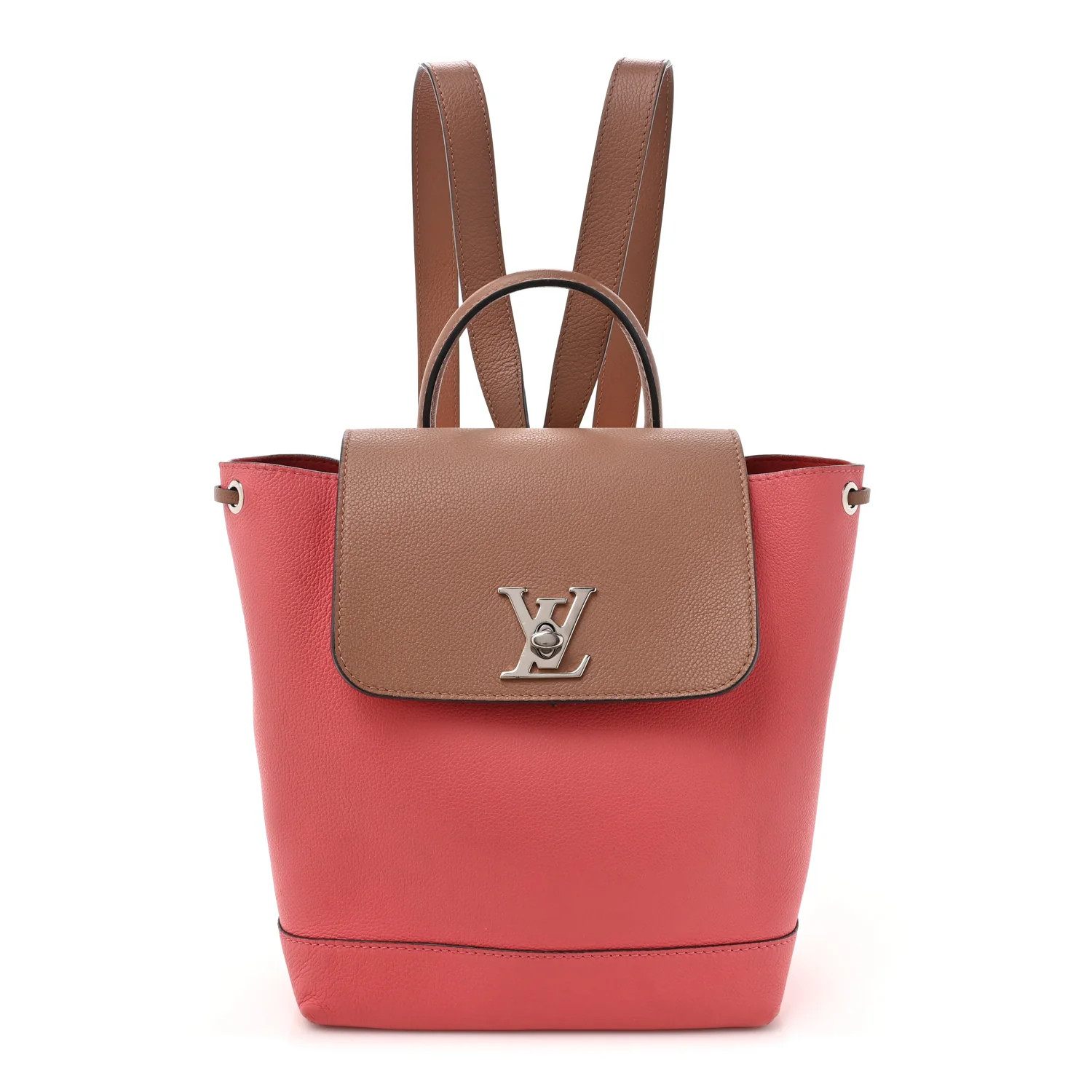 Soft Calfskin Lockme Backpack Pink | FASHIONPHILE (US)