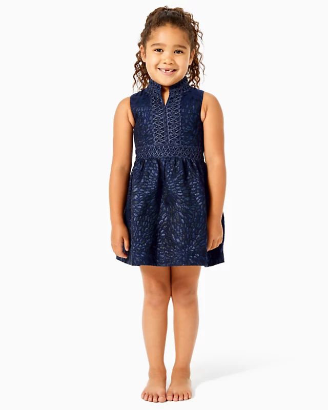 Girls Mini Franci High Collar Dress | Lilly Pulitzer