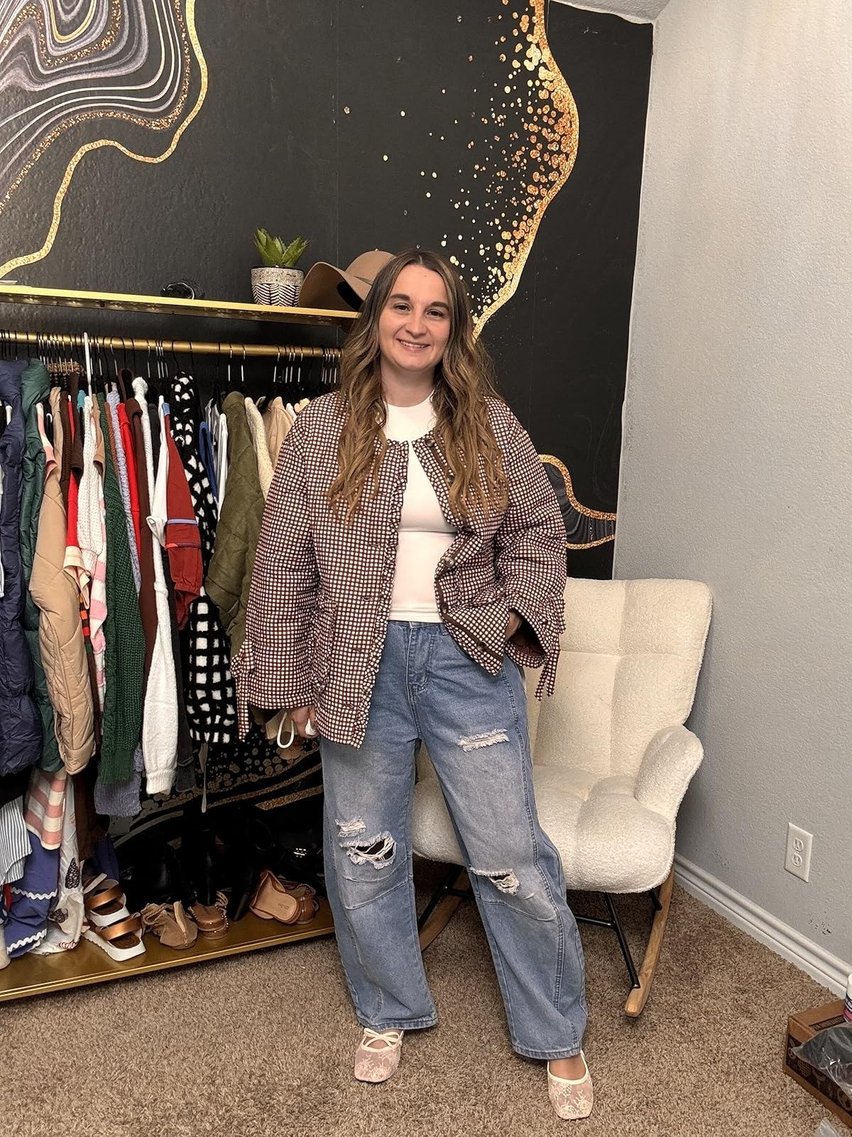 The jacket of the season is here! This brown plaid jacket is the perfect neutral layer to complete any fall or winter look. It's chic, cozy, and effortlessly cool. Tap the link to shop this must-have piece! #PlaidJacket #FallStyle #Layering #Outerwear #BrownPlaid #FallFashion #ShopTheLook #OOTD

#LTKSeasonal #LTKSaleAlert #LTKStyleTip