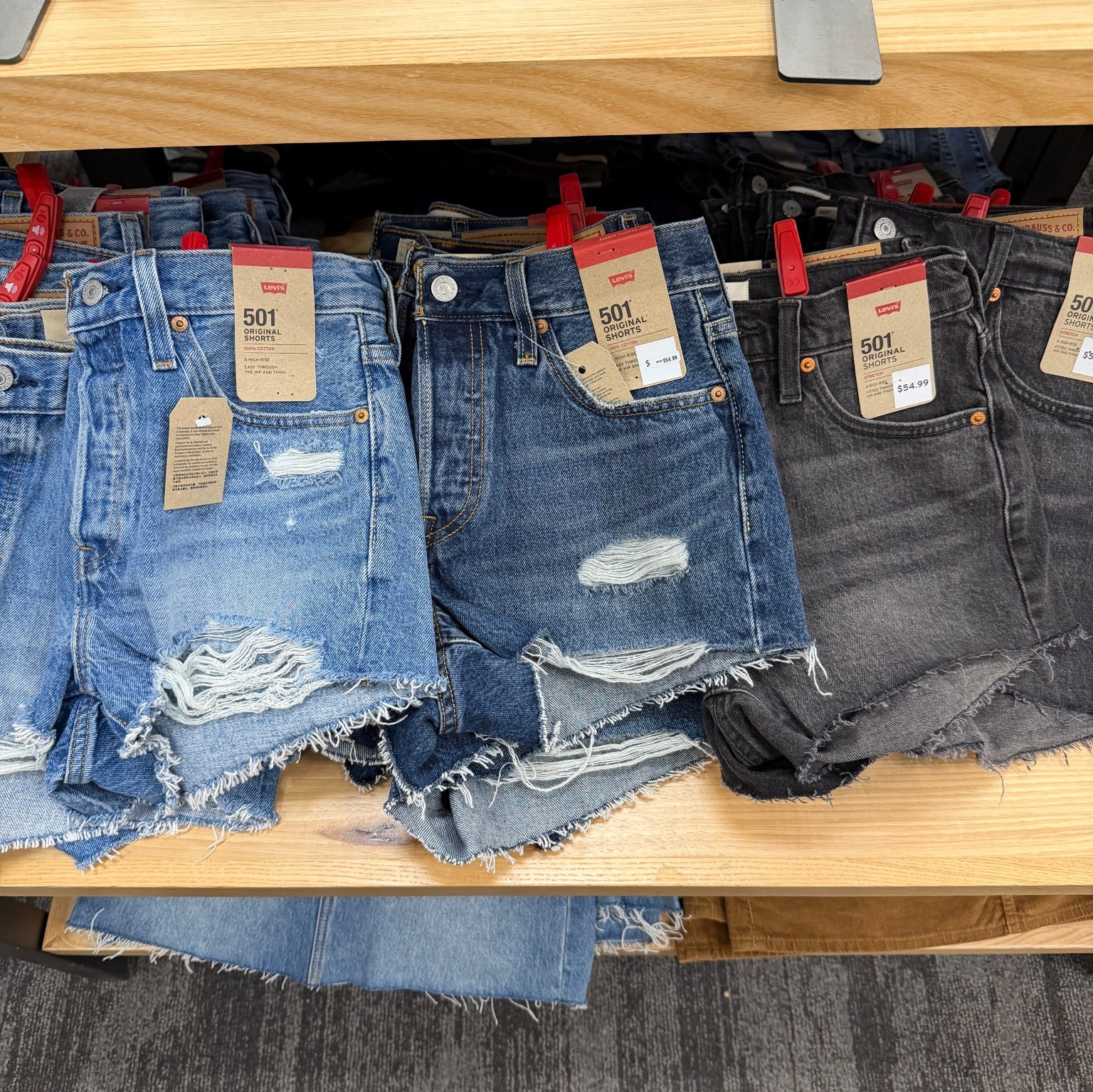 New Levi denim shorts! 