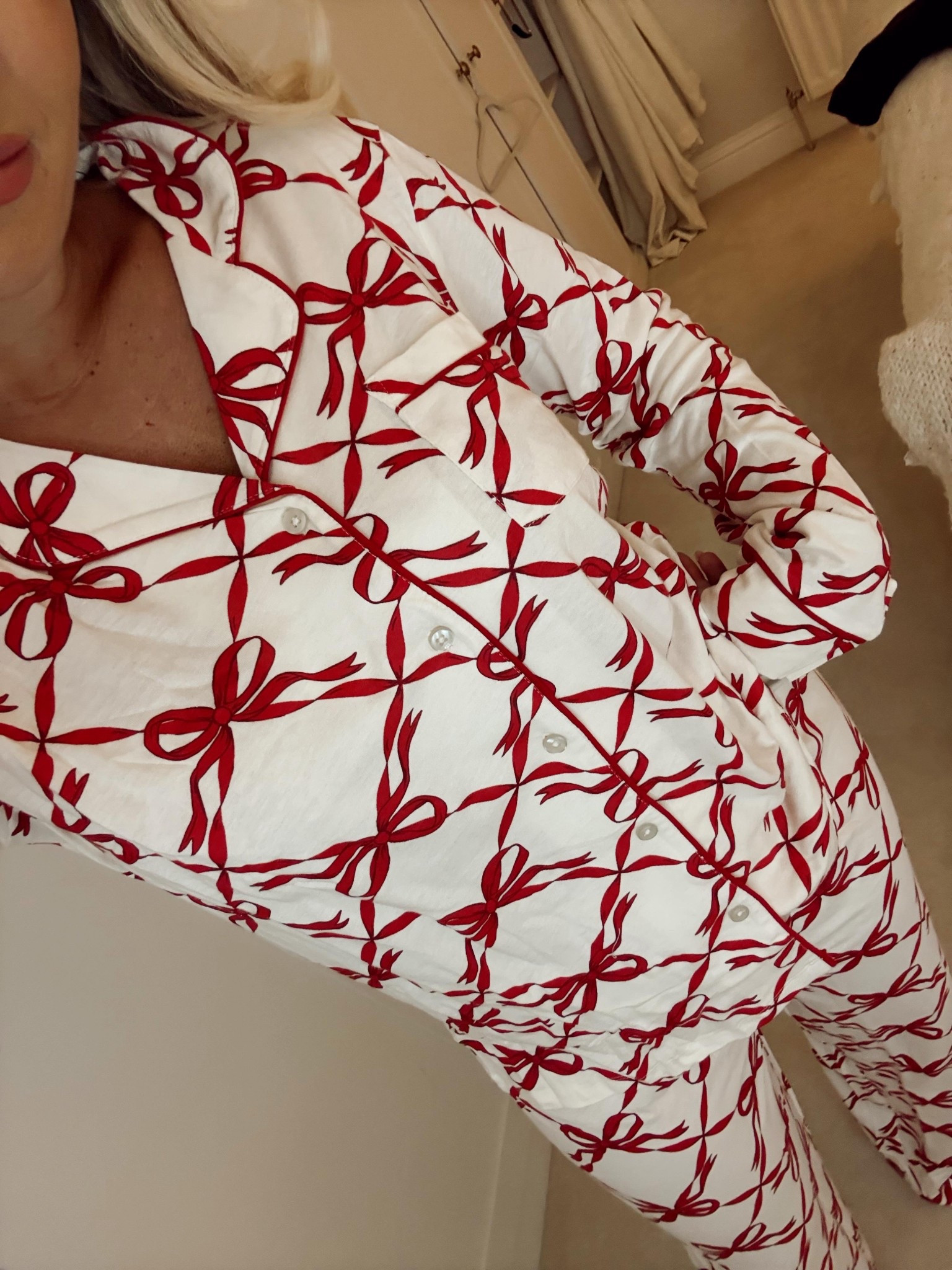 The most perfect Christmas pyjamas 🎀 Currently 25% off! 

Christmas Day, bow pyjamas, red bows, cyber week 

#LTKuk #LTKCyberWeek #LTKwinter