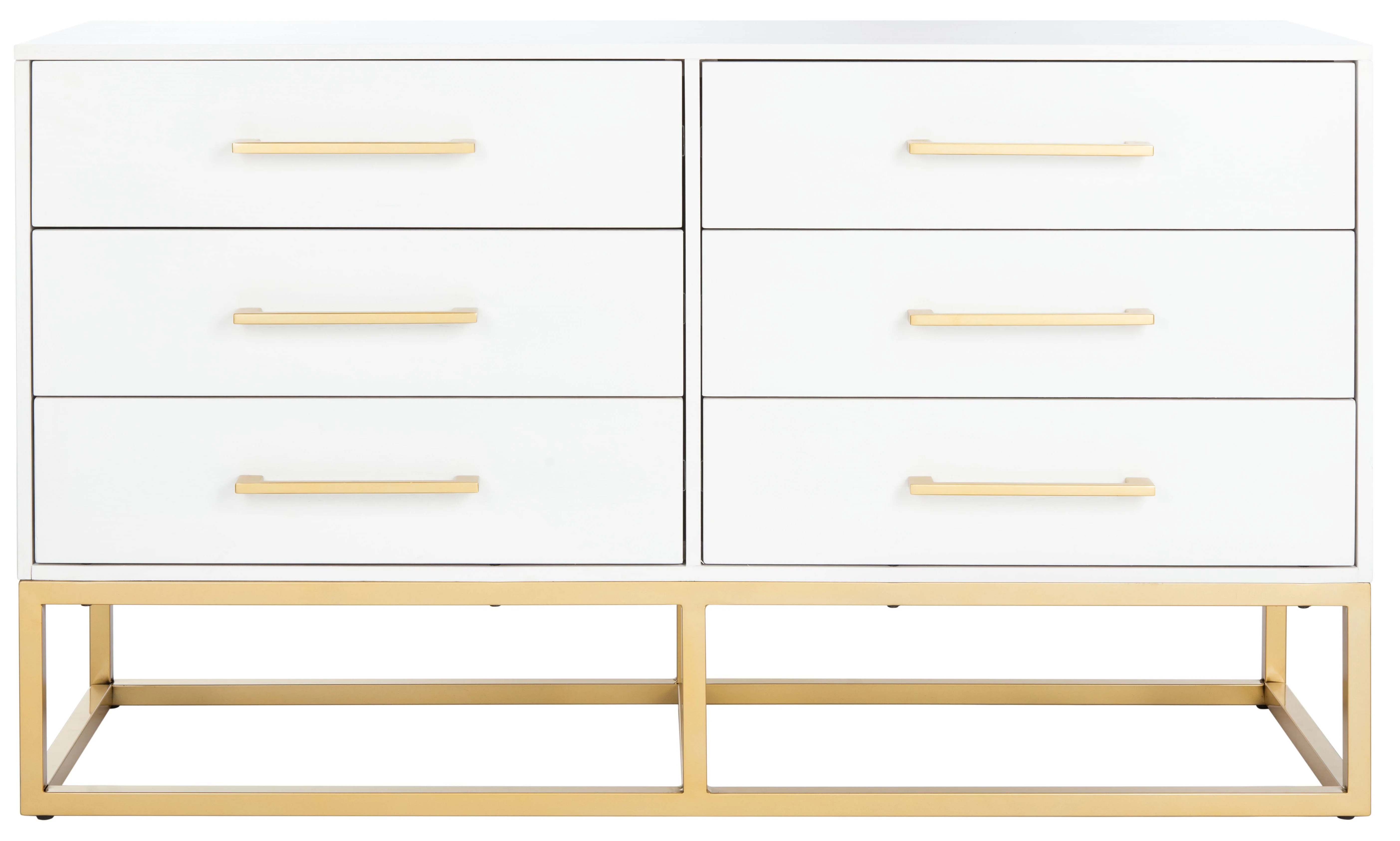 Safavieh Couture Sherilynne 6 Drawer Dresser, DUP1005 | The Enchanted Home