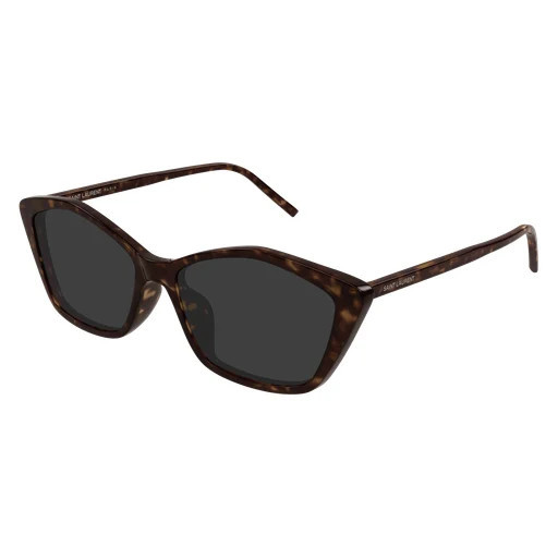 Saint Laurent SL 775 Sunglasses 002 - Havana - Grey Women Cat Eye | Designer Optics