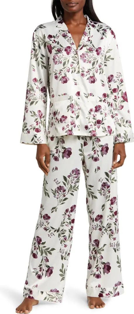 Dobby Satin Pajamas | Nordstrom