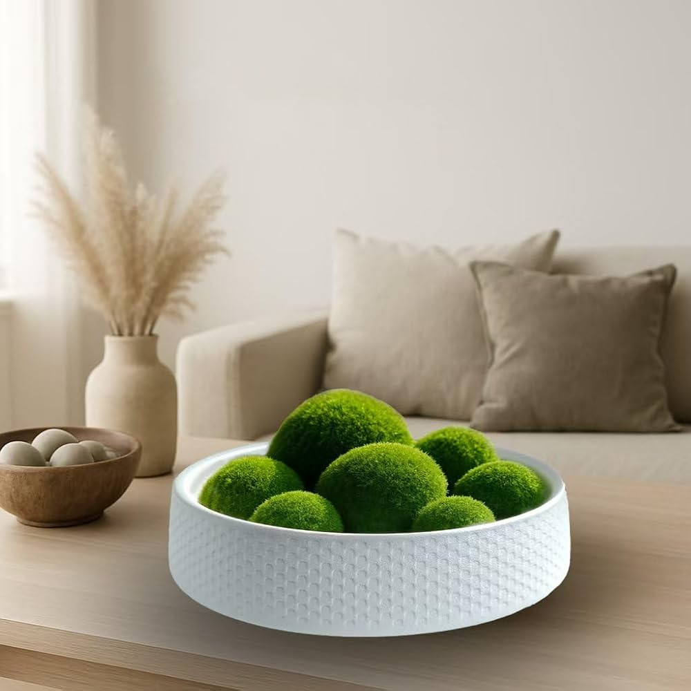 10" Decorative Bowl,Ceramic Fruit Bowl for Kitchen Counter,Entryway Key Holder & Jewelry Organize... | Amazon (US)