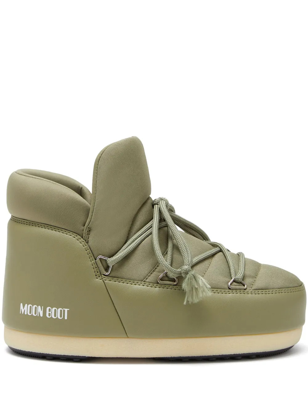 Moon Boot Icon logo-print Boots | Green | FARFETCH LV | Farfetch Global