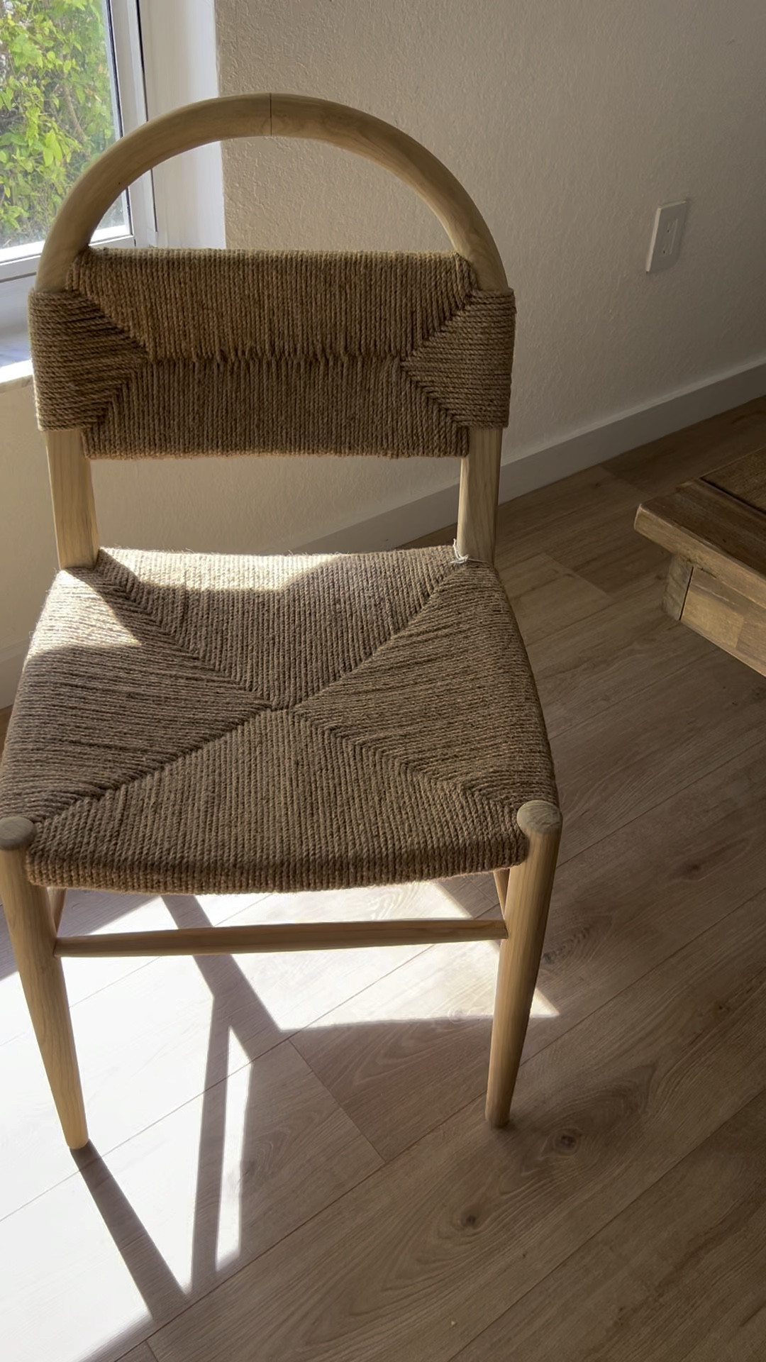 Organic dining chair 🤍 

#LTKU #LTKVideo #LTKhome