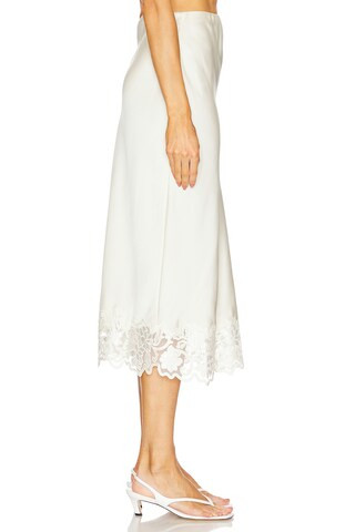 L'Academie by Marianna Adira Midi Skirt in Ivory from Revolve.com | Revolve Clothing (Global)