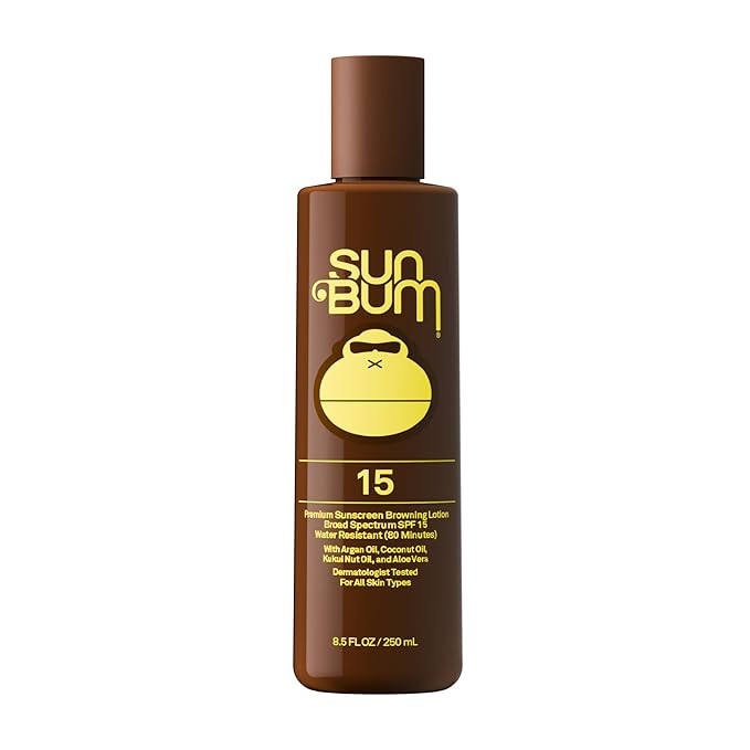 Sun Bum SPF 15 Browning Body Lotion - Water-Resistant Broad Spectrum Moisturizing Tanning Lotion ... | Amazon (US)
